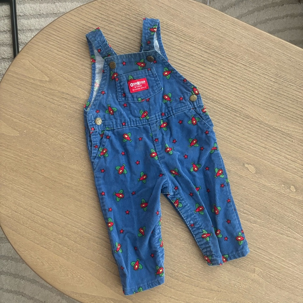 OshKosh B'gosh Kids Blue Overalls size 6/9 Months